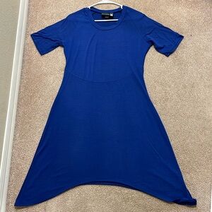 Antthony’s Blue knee length short sleeve dress